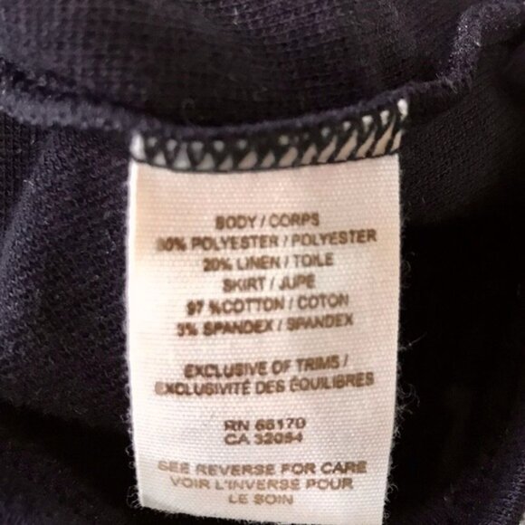 Free People Beach Scoop-Back Striped Sheer Blouson Tank Black Mini‎ Dress Size S - Picture 6 of 9